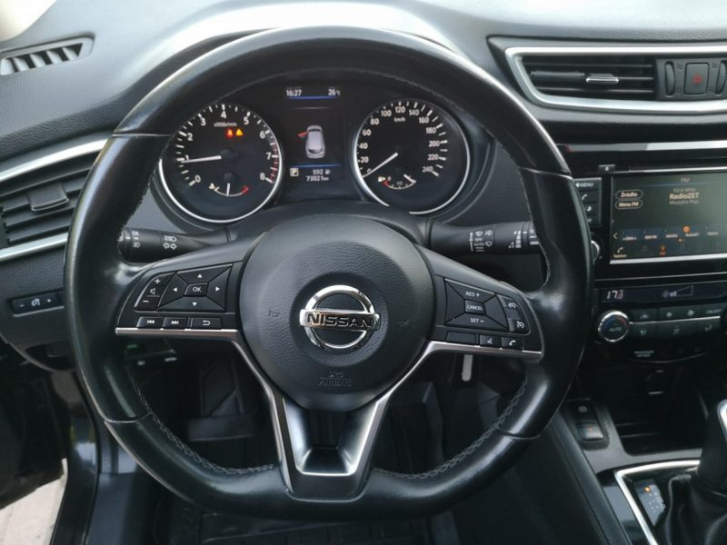 Nissan Qashqai 1.332 160KM Led Tempomat Kamera Salon Pl Serwis F.23% wersja N-style II (2013-2021)