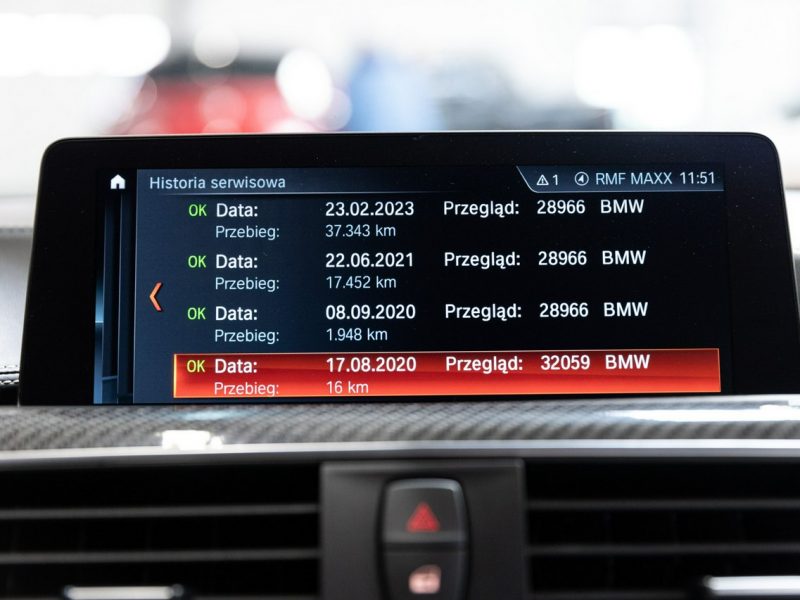 BMW M4 Salon PL. 1 właściciel. Individual. Pełne wyposażenie. 3 x koła. F82