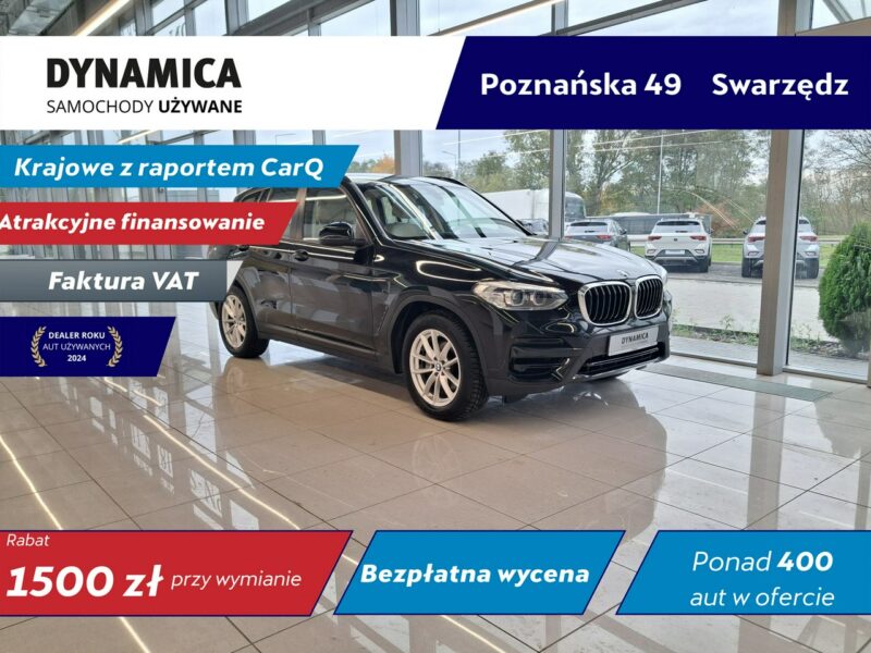 BMW X3 xdrive 20i 184KM automat 2019 r., salon PL, I właściciel, f-a VAT G01 (2017-)