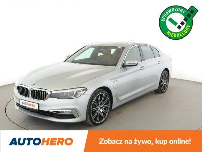 BMW 530 530e Luxury Line PHEV panorama skóra kamera grzane fotele navi head-up G30 (2017-)
