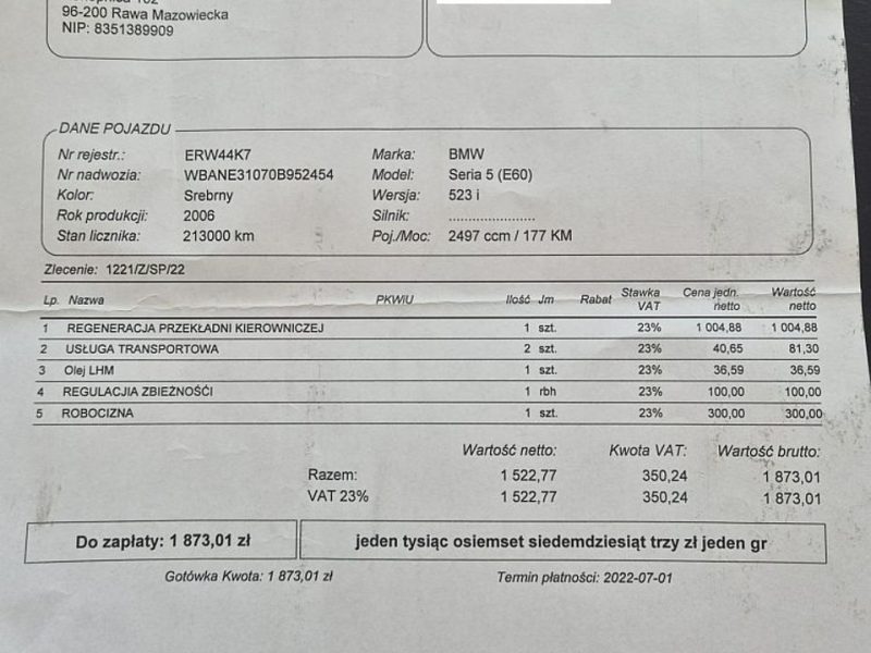 BMW 523 MPAKIET * gaz lpg * automat * komfortsize * sedan * serwis* wawa E60 (2003-2010)