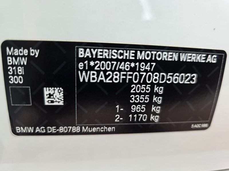 BMW 318 24r Salon POLSKA 1Właściciel AS0 Bezwypadkowy Jak Nowy G20 (2019-)