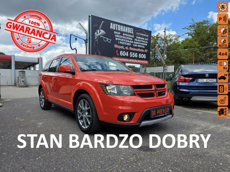 Dodge Journey 3.6 Benzyna 286 KM, 4x4, Automat, Klimatyzacja, Kamera, Bluetooth, ALU