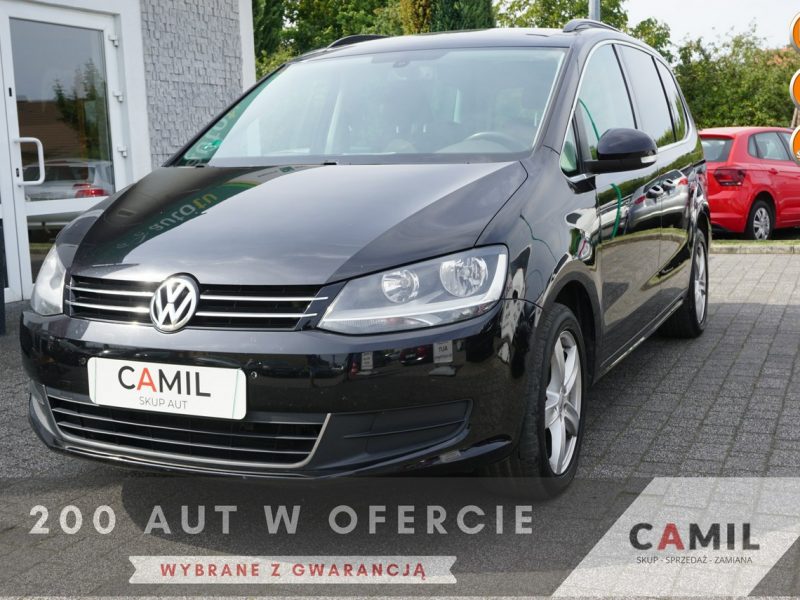 Volkswagen Sharan w wersji 7 osobowej z fajnym wyposażeniem i roczną gwarancją w cenie, II (2010-)