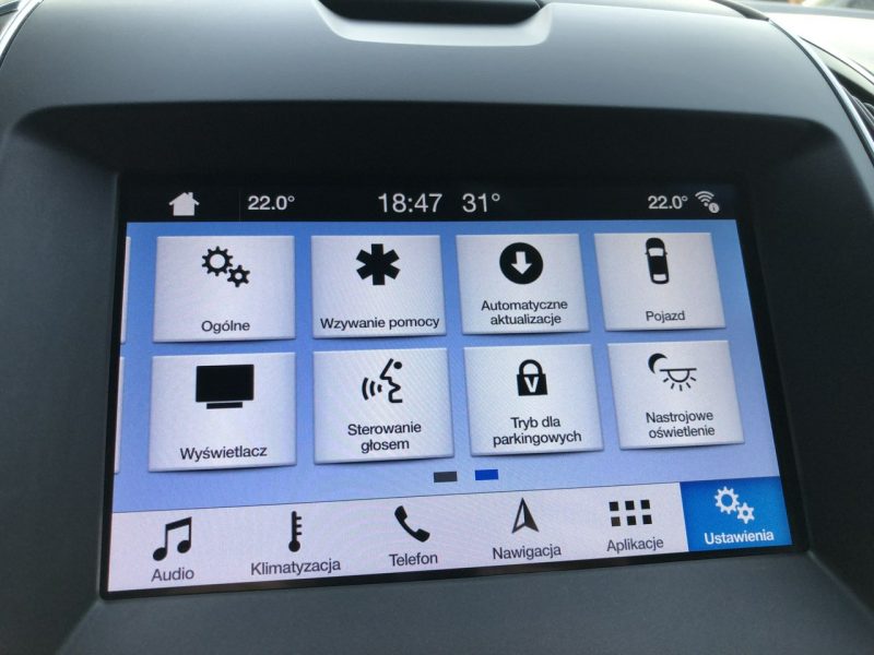 Ford EDGE LIFT 2019 4x4 ST-LINE 2.0 diesel 238KM Kamery Navi Led Alcantara Hak