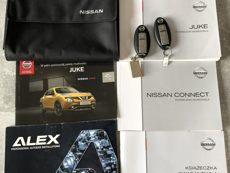 Nissan Juke LIFT 2017 Salon Polska 1.6 Benzyna + LPG 117KM Automat Navi Kamera LED I (2010-2019)