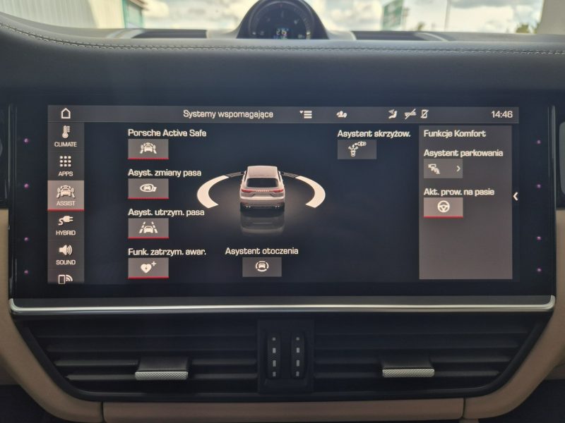 Porsche Cayenne e-Hybrid. Wentylacja. BOSE. Panorama. Monitory. Gwaracja 07.2026. FV. III(2017-)