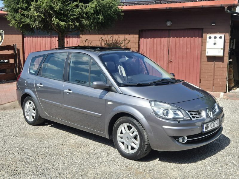 Renault Grand Scenic 2008r 2.0B GAZ, 1 Właściciel * Full* 7 Foteli*2x Panorama*2x PDC*Navi* I (2003-2009)