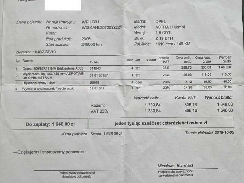 Opel Astra GWARANCJA 1.9 CDTI * 150 KM * alu 16 cali * serwisowany * warszawa H (2004-2014)