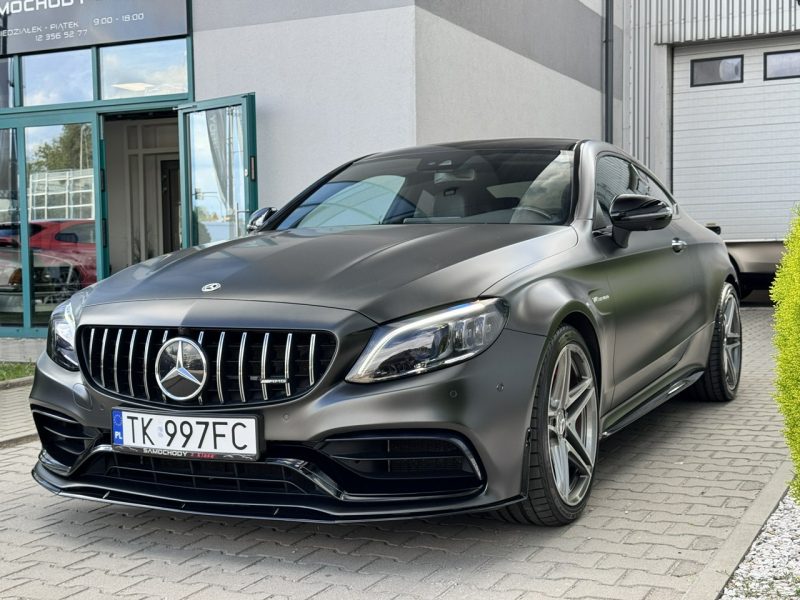 Mercedes C 63 AMG S 510KM Coupe. Polift. Bezwypadkowy. Gwarancja Junge Sterne 05.2028. W205 (2014-)