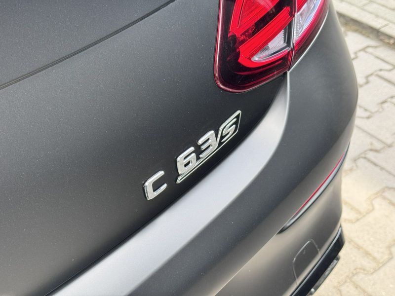 Mercedes C 63 AMG S 510KM Coupe. Polift. Bezwypadkowy. Gwarancja Junge Sterne 05.2028. W205 (2014-)
