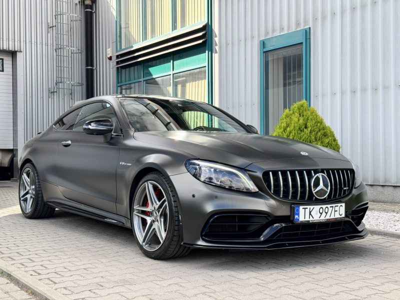 Mercedes C 63 AMG S 510KM Coupe. Polift. Bezwypadkowy. Gwarancja Junge Sterne 05.2028. W205 (2014-)