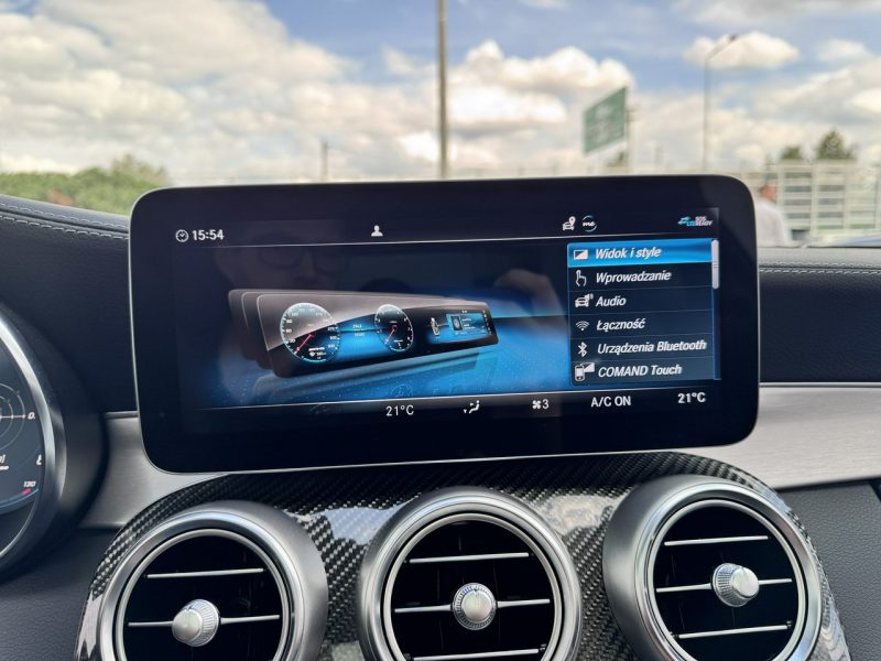 Mercedes C 63 AMG S 510KM Coupe. Polift. Bezwypadkowy. Gwarancja Junge Sterne 05.2028. W205 (2014-)