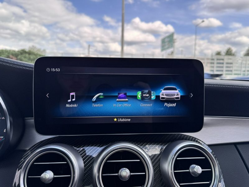 Mercedes C 63 AMG S 510KM Coupe. Polift. Bezwypadkowy. Gwarancja Junge Sterne 05.2028. W205 (2014-)