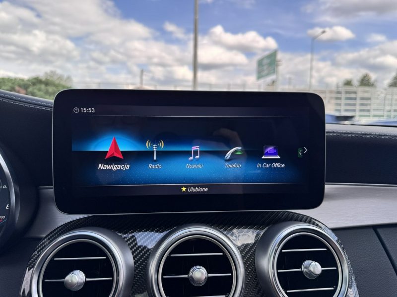 Mercedes C 63 AMG S 510KM Coupe. Polift. Bezwypadkowy. Gwarancja Junge Sterne 05.2028. W205 (2014-)
