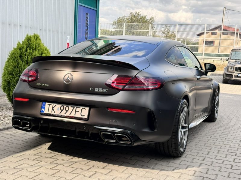 Mercedes C 63 AMG S 510KM Coupe. Polift. Bezwypadkowy. Gwarancja Junge Sterne 05.2028. W205 (2014-)