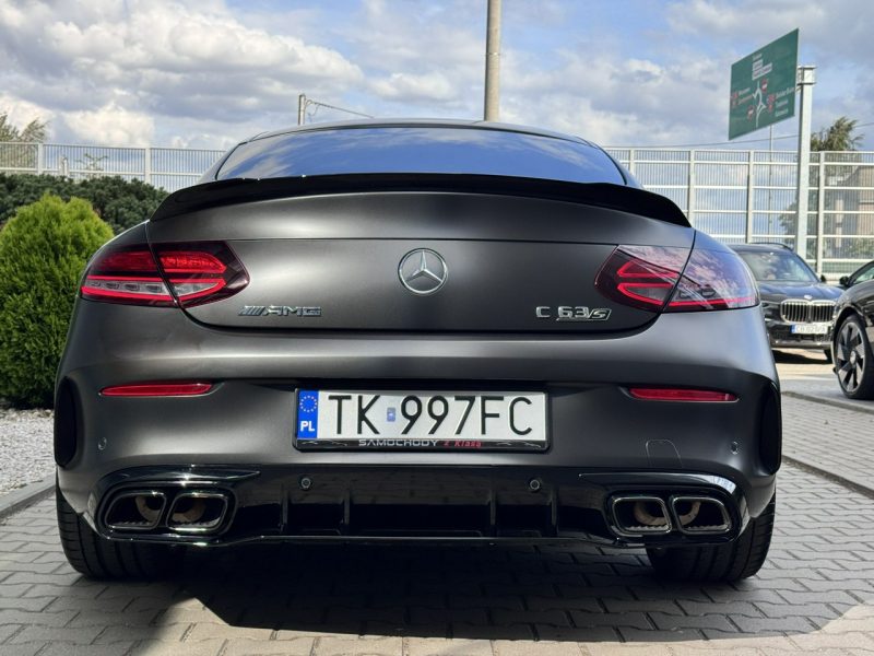 Mercedes C 63 AMG S 510KM Coupe. Polift. Bezwypadkowy. Gwarancja Junge Sterne 05.2028. W205 (2014-)