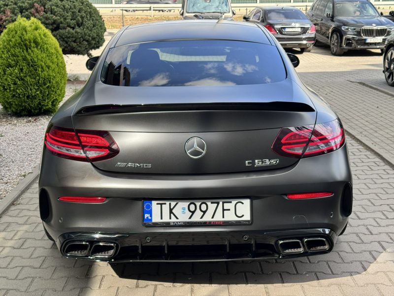 Mercedes C 63 AMG S 510KM Coupe. Polift. Bezwypadkowy. Gwarancja Junge Sterne 05.2028. W205 (2014-)