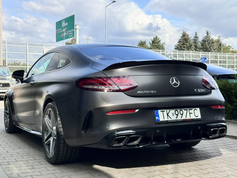 Mercedes C 63 AMG S 510KM Coupe. Polift. Bezwypadkowy. Gwarancja Junge Sterne 05.2028. W205 (2014-)