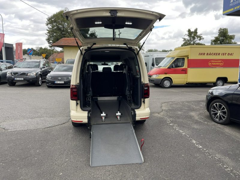 Volkswagen Caddy Caddy 2.0-150 Niepełnosprawnych inwalida rampa Bogate wyposażeniePFRON IV (2015-)