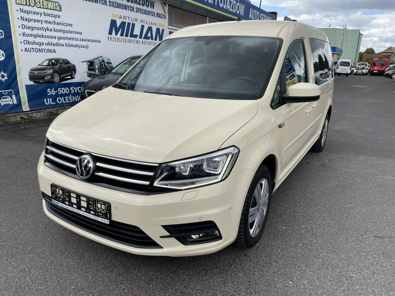 Volkswagen Caddy Caddy 2.0-150 Niepełnosprawnych inwalida rampa Bogate wyposażeniePFRON IV (2015-)