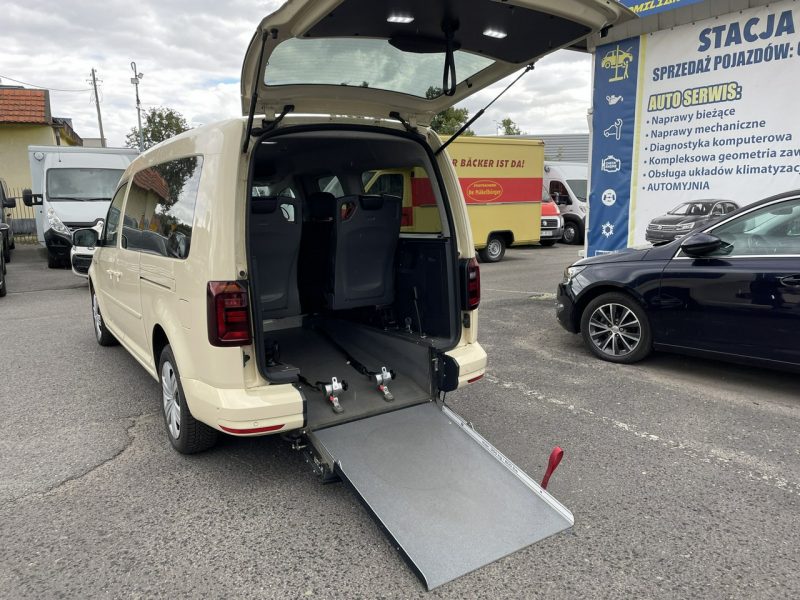 Volkswagen Caddy Caddy 2.0-150 Niepełnosprawnych inwalida rampa Bogate wyposażeniePFRON IV (2015-)