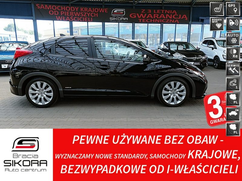 Honda Civic MAX OPCJA! 1,8i Executive Szklany Dach+Skóra+Xenon 1WŁ. KRAJ Bezwyp IX (2011-)