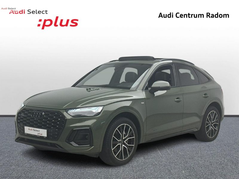 Audi Q5 Sportback 45 TFSI 265KM Stronic Sline Hak Panorama Matrix ACC B&O Pneumatyka I (2020-2025)