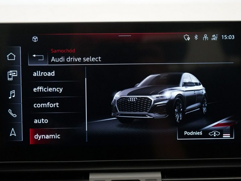 Audi Q5 Sportback 45 TFSI 265KM Stronic Sline Hak Panorama Matrix ACC B&O Pneumatyka I (2020-2025)