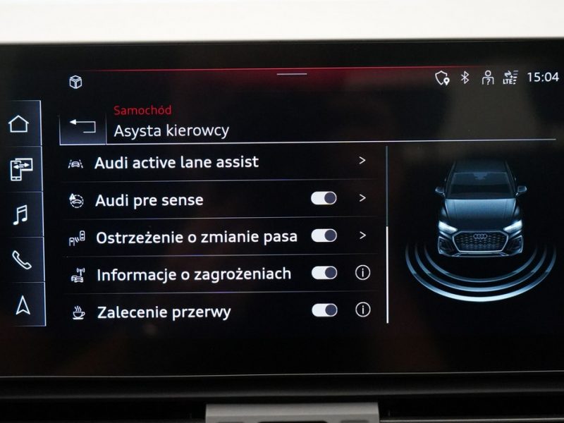Audi Q5 Sportback 45 TFSI 265KM Stronic Sline Hak Panorama Matrix ACC B&O Pneumatyka I (2020-2025)