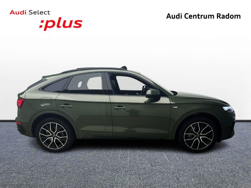 Audi Q5 Sportback 45 TFSI 265KM Stronic Sline Hak Panorama Matrix ACC B&O Pneumatyka I (2020-2025)