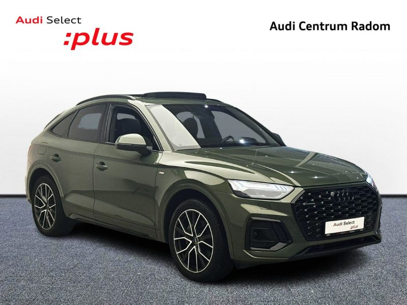 Audi Q5 Sportback 45 TFSI 265KM Stronic Sline Hak Panorama Matrix ACC B&O Pneumatyka I (2020-2025)