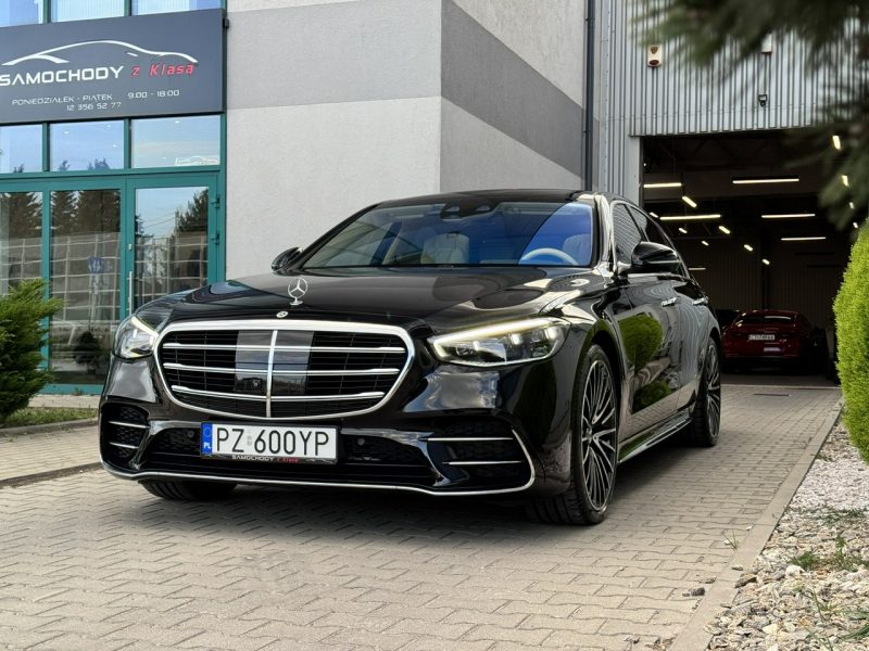 Mercedes S 580 V8 4Matic 503 KM. Salon PL. Webasto, masaże. Gwarancja do 09.2028. W 223 (2020-)