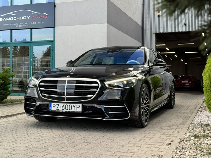 Mercedes S 580 V8 4Matic 503 KM. Salon PL. Webasto, masaże. Gwarancja do 09.2028. W 223 (2020-)