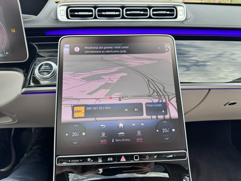 Mercedes S 580 V8 4Matic 503 KM. Salon PL. Webasto, masaże. Gwarancja do 09.2028. W 223 (2020-)
