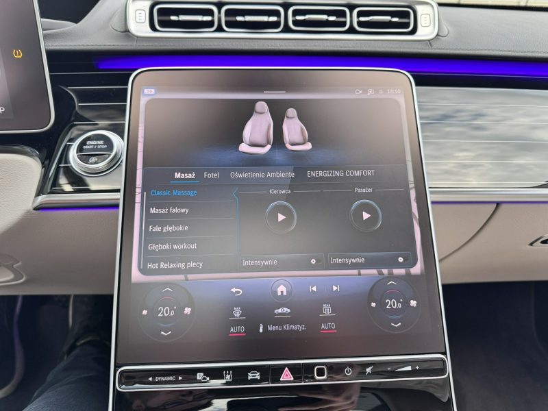 Mercedes S 580 V8 4Matic 503 KM. Salon PL. Webasto, masaże. Gwarancja do 09.2028. W 223 (2020-)