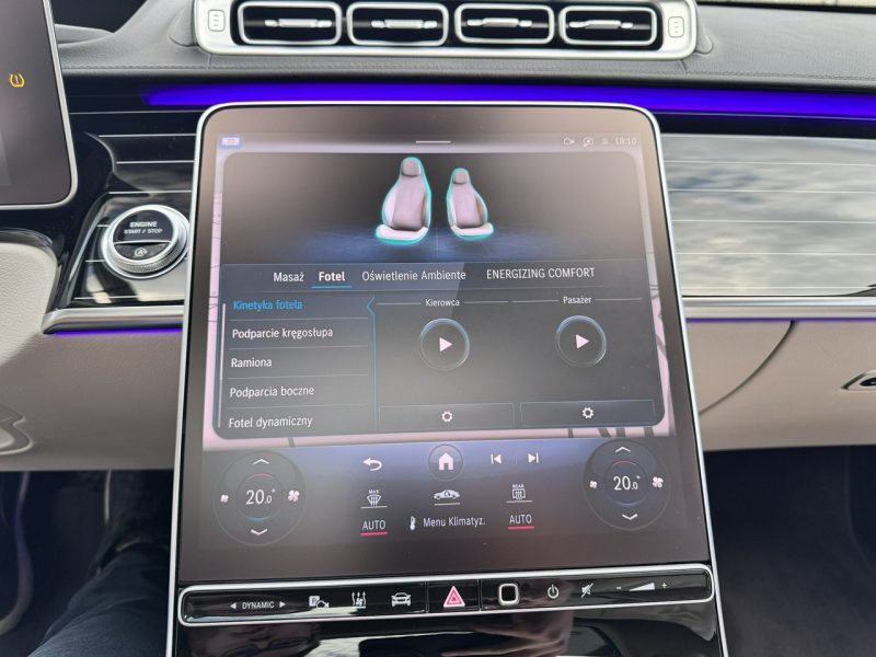 Mercedes S 580 V8 4Matic 503 KM. Salon PL. Webasto, masaże. Gwarancja do 09.2028. W 223 (2020-)