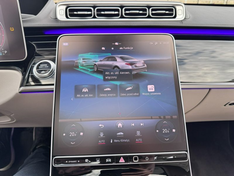Mercedes S 580 V8 4Matic 503 KM. Salon PL. Webasto, masaże. Gwarancja do 09.2028. W 223 (2020-)