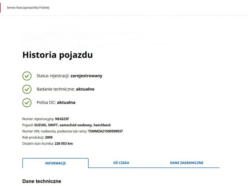 Suzuki Swift 1.5 Benzyna Moc 102KM Zarejestrowany Ubezpieczony IV (2004-2010)