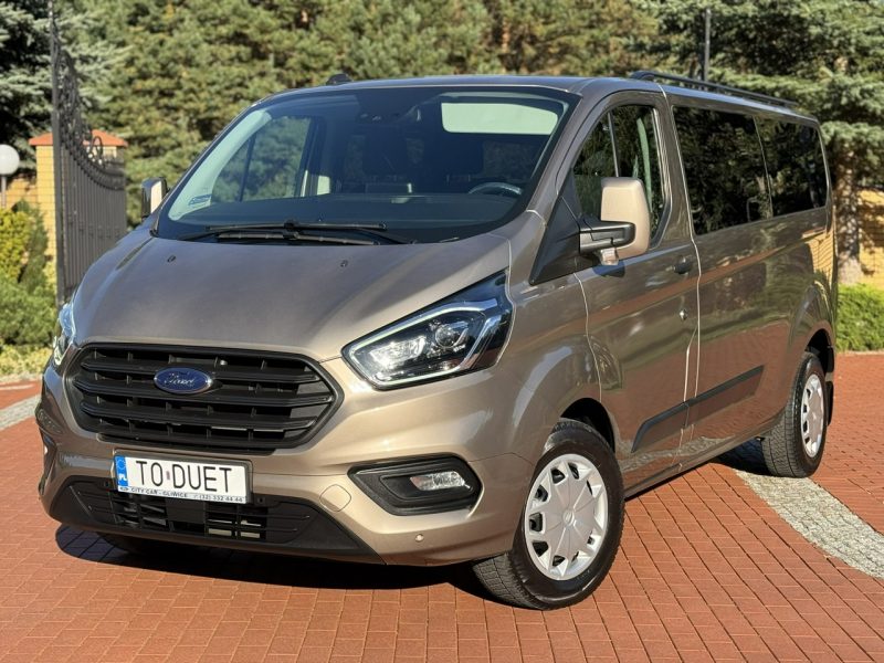 Ford Transit Custom 2.0 Automat 9-osób Duża Nawigacja Car Play Bixenony Klimatronic Radar