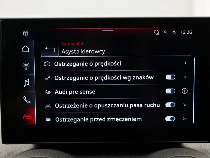 Audi Q2 30TFSI 116 KM Led Bluetooth Klimatronic AsystenciPreSense Tempomat