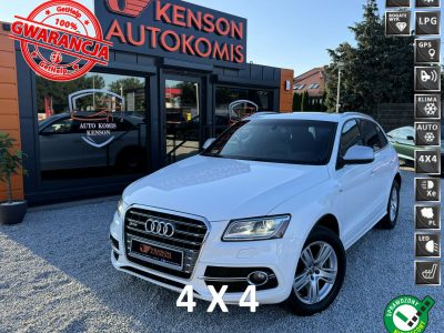 Audi SQ5 Panorama dach, Skórzana tapicerka, Podgrzewane fotele, Światła LED 8R (2013-)