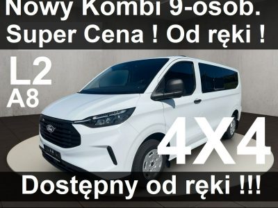 Ford Transit Custom 4x4 A8 L2 Trend 136KM Kamera Czujniki Niska Cena - 2217zł