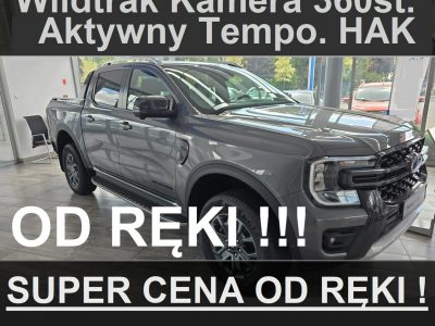 Ford Ranger Wildtrak 205KM 4x4 Roleta Kamera 360 Niska Cena 2545 zł Od ręki !!! VI (2022-)