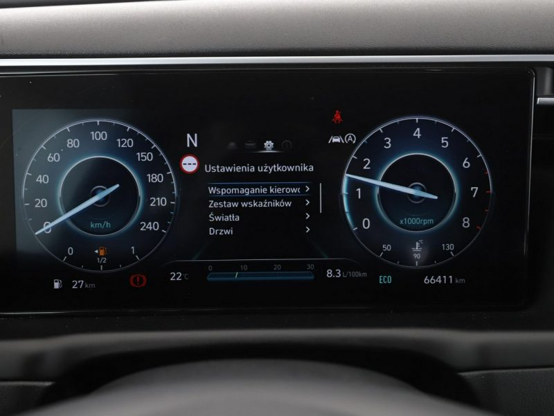 Hyundai Tucson mHEV klima auto kamera i czujniki parkowania virtual cocpit IV (2020-)