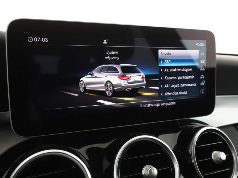 Mercedes C 220 Avantgarde automat 194KM navi grzane fotele kamera LED High Performanc W205 (2014-2021)