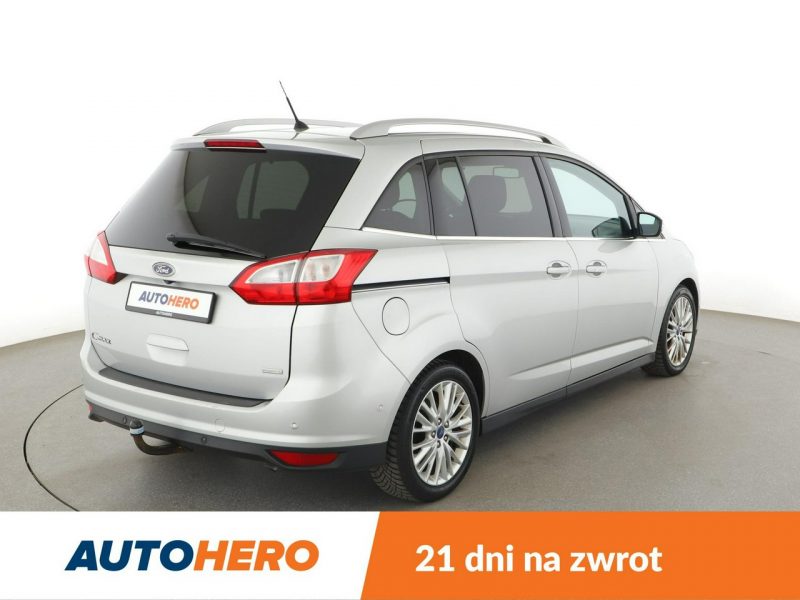 Ford Grand C-MAX bi-xenon navi klima auto kamera i czujniki parkowania grzane fotele