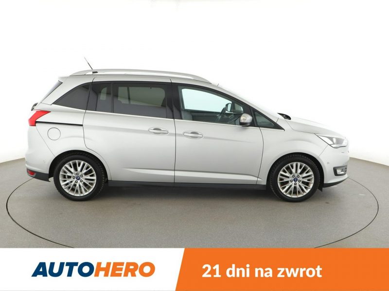 Ford Grand C-MAX bi-xenon navi klima auto kamera i czujniki parkowania grzane fotele
