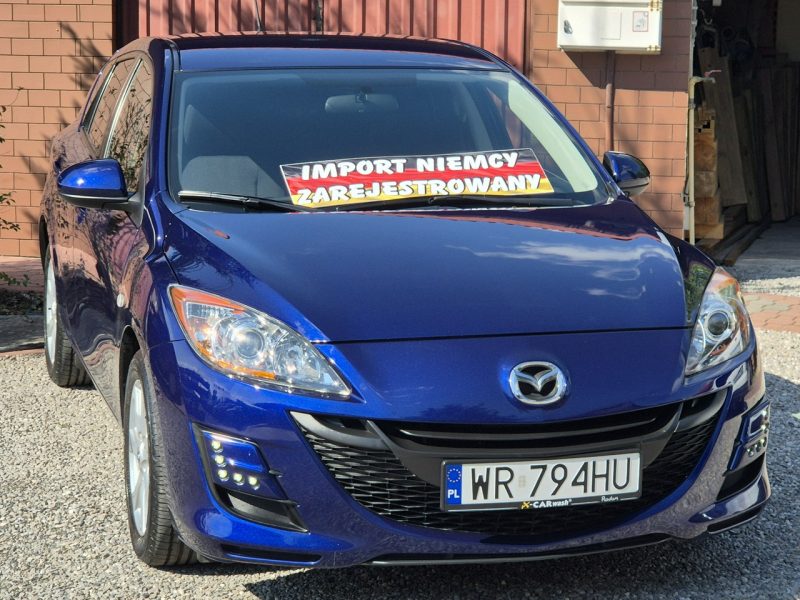 Mazda 3 1.6B, Ledy, 1 Właściel, Jak Nowa-124tyś km, Piękny kolor, Z Niemiec II (2009-2013)