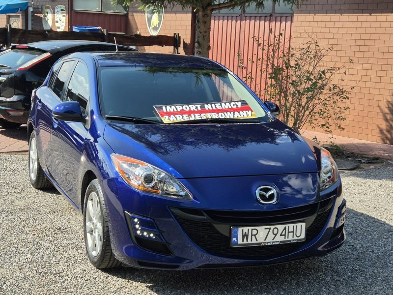 Mazda 3 1.6B, Ledy, 1 Właściel, Jak Nowa-124tyś km, Piękny kolor, Z Niemiec II (2009-2013)